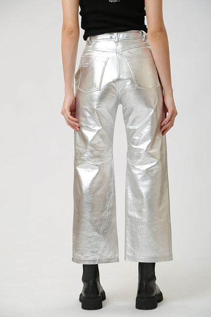 Брюки кожаные Pepe Jeans