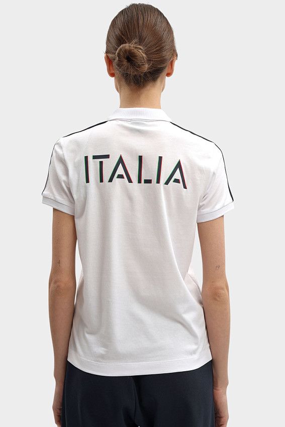 Поло EA7 Белый