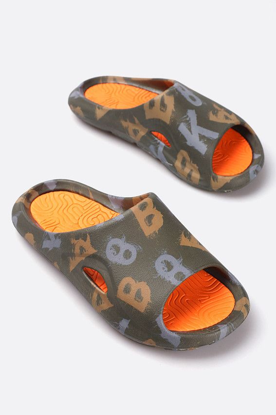 Шлепки Glam forever Хаки