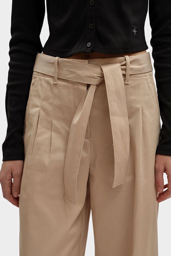 Брюки Calvin Klein Jeans Бежевый