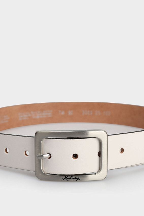 Ремень Mustang Белый