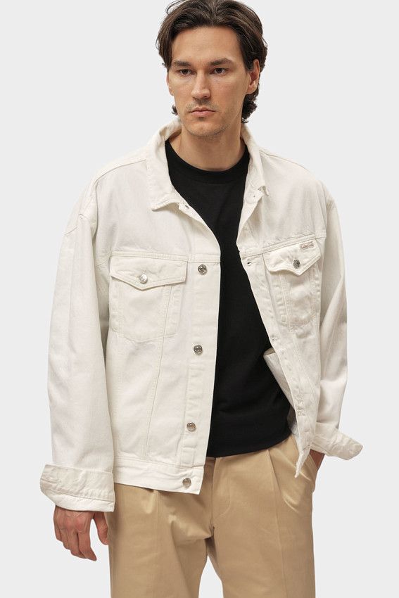 Куртка джинсовая Calvin Klein Jeans Молочный