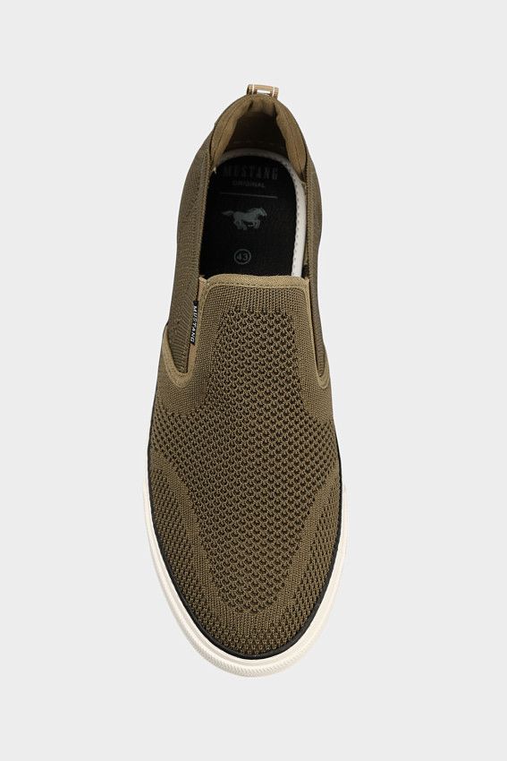 Слипоны Mustang Зеленый