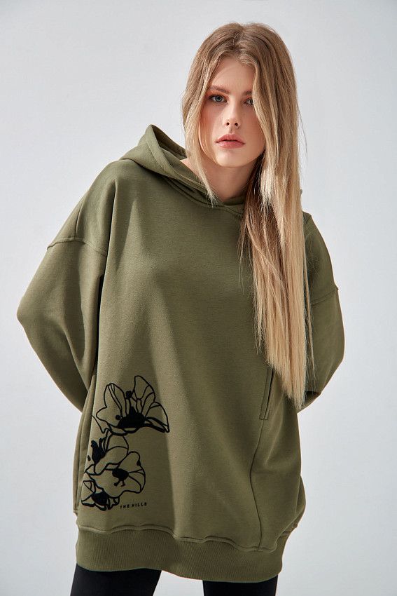 Худи The Hills Хаки