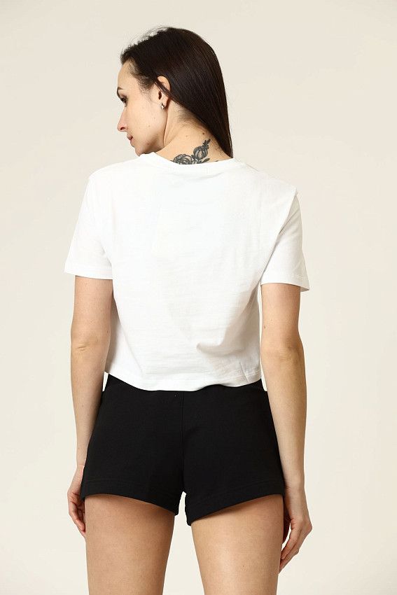 Футболка кроп-топ Calvin Klein Jeans Calvin Klein Jeans Белый