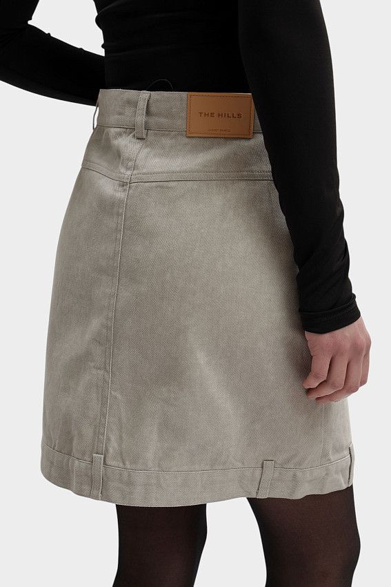 Юбка джинсовая The Hills Бежевый