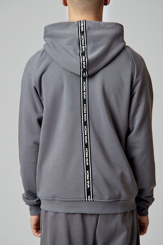 Толстовка с капюшоном Van Mich Серый