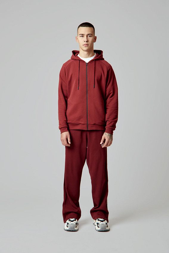 Толстовка с капюшоном Van Mich Бордовый