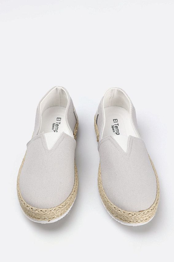 Эспадрильи El Tempo Серый