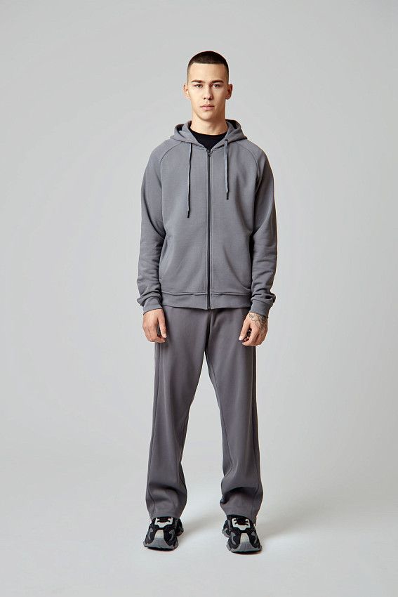 Толстовка с капюшоном Van Mich Серый