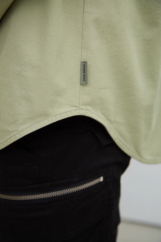 Рубашка с длинным рукавом Van Mich Зеленый