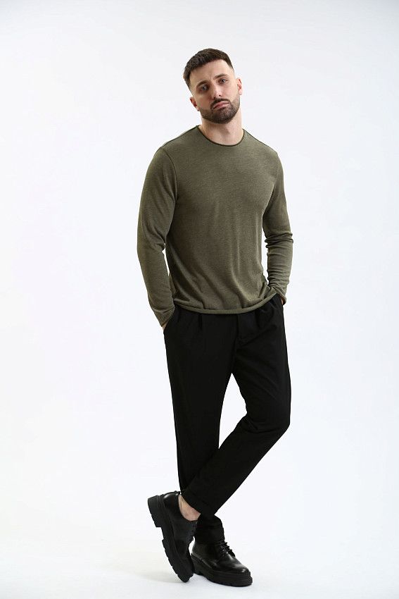 Лонгслив Strellson Зеленый