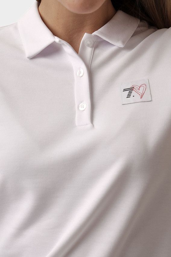 Поло EA7 Белый