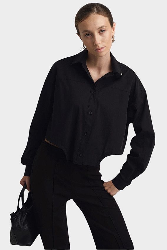 Рубашка с длинным рукавом The Hills Черный