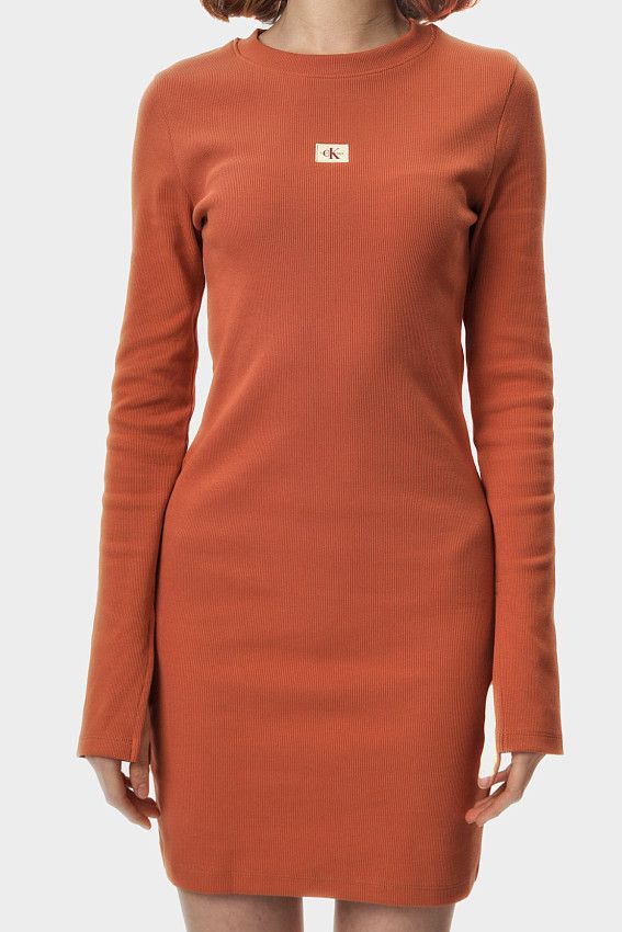 Платье д/р Calvin Klein Jeans Оранжевый