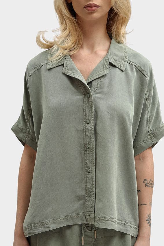 Рубашка Mustang Зеленый