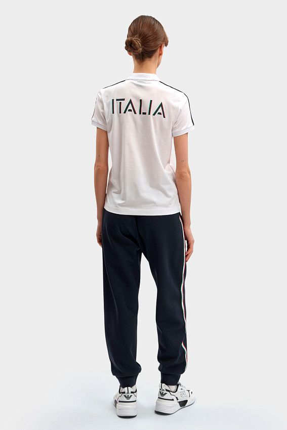 Поло EA7 Белый