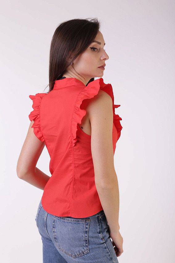 Блуза без рукавов Armani Exchange Красный