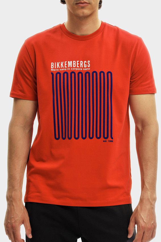 Футболка Bikkembergs Оранжевый