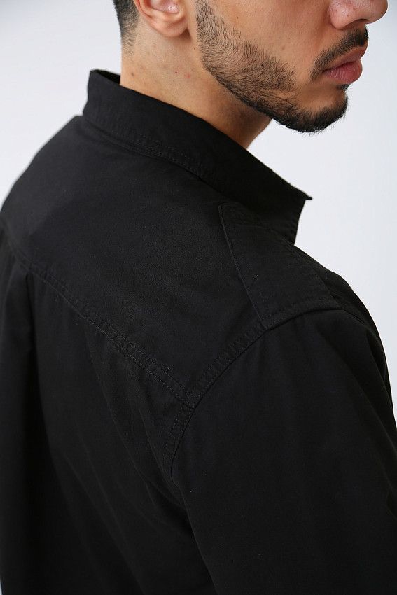Рубашка с длинным рукавом Van Mich Черный