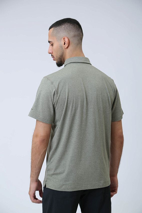 Поло Columbia Серый