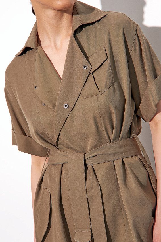 Платье The Hills Хаки