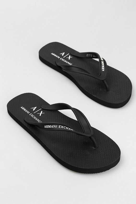 Шлепанцы Armani Exchange Черный