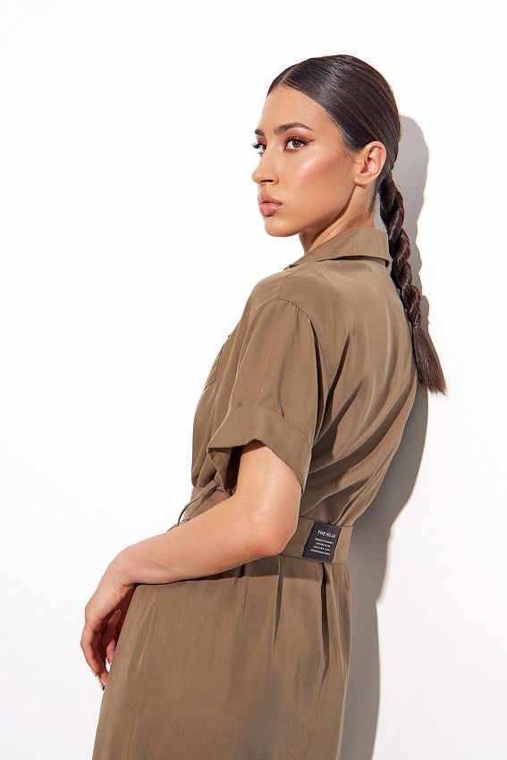 Платье The Hills Хаки