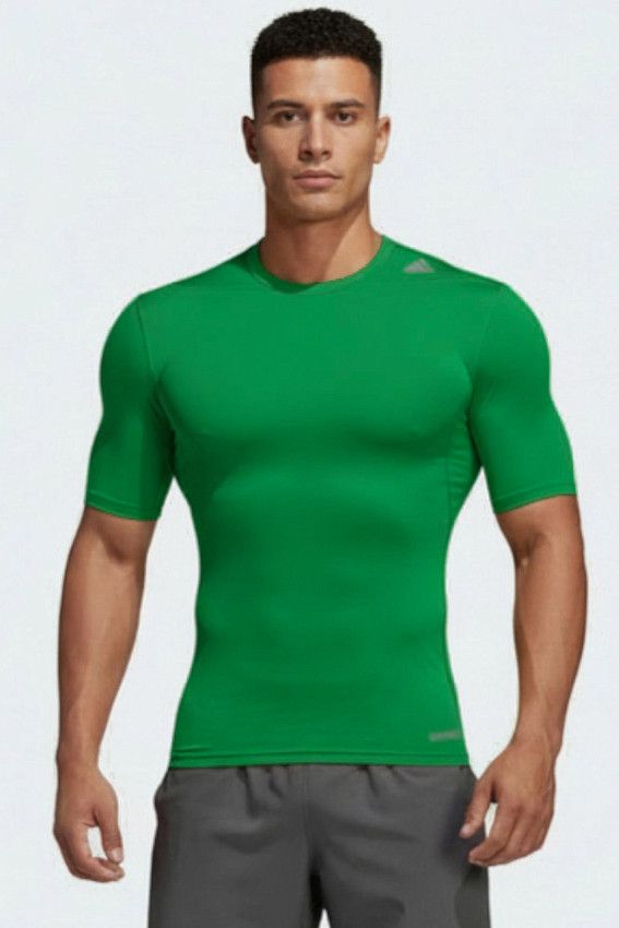 Футболка компрессионная Adidas Зеленый