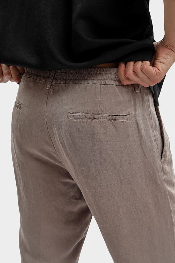 Брюки льняные Strellson Серый