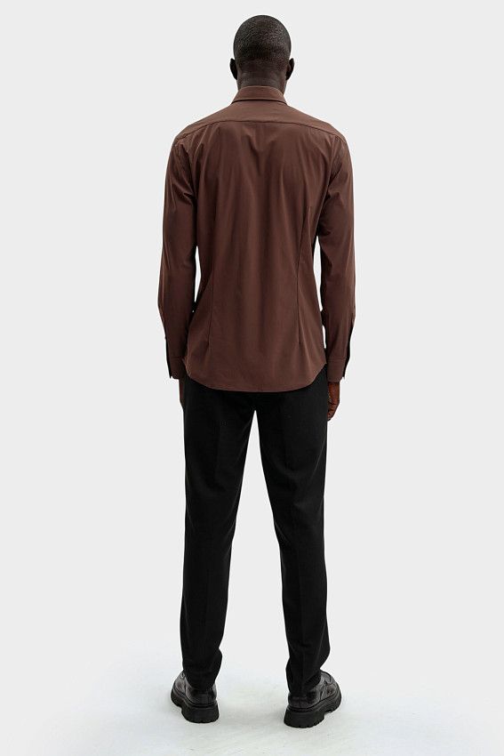 Рубашка Karl Lagerfeld Коричневый