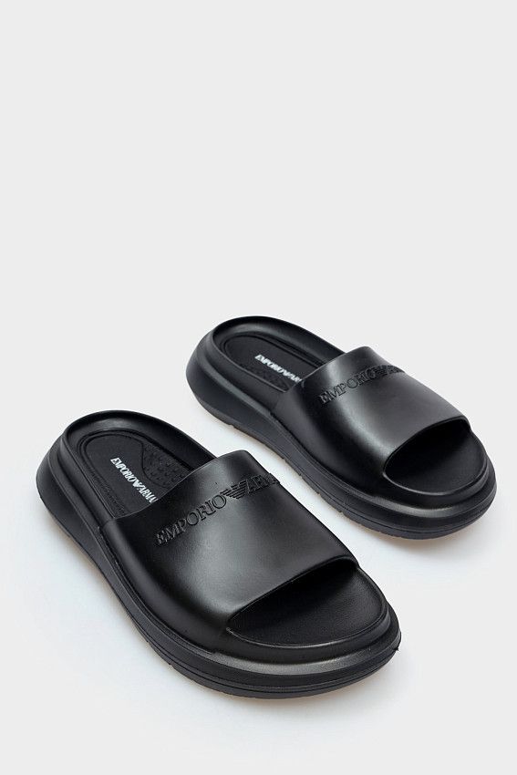 Шлепки Emporio Armani Черный