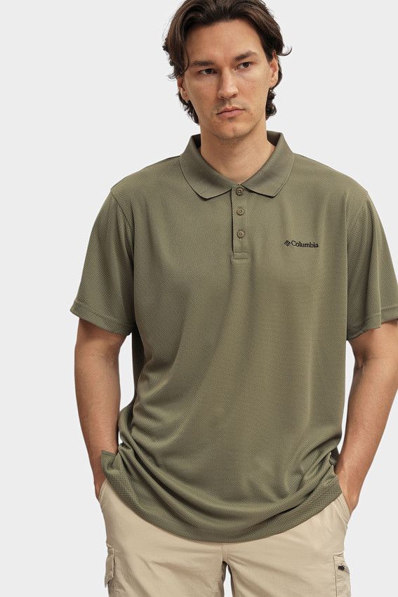 Поло Columbia Зеленый
