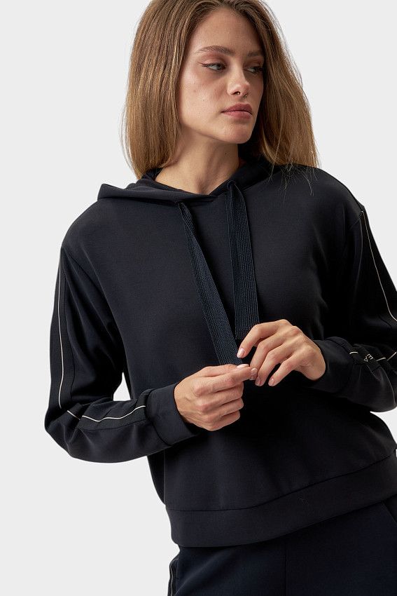 Худи EA7 Черный