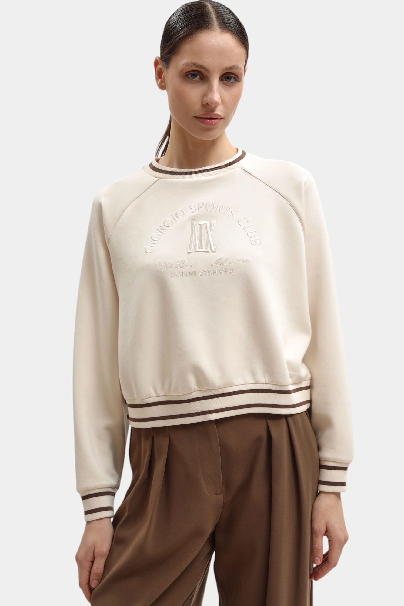 Свитшот Armani Exchange Бежевый