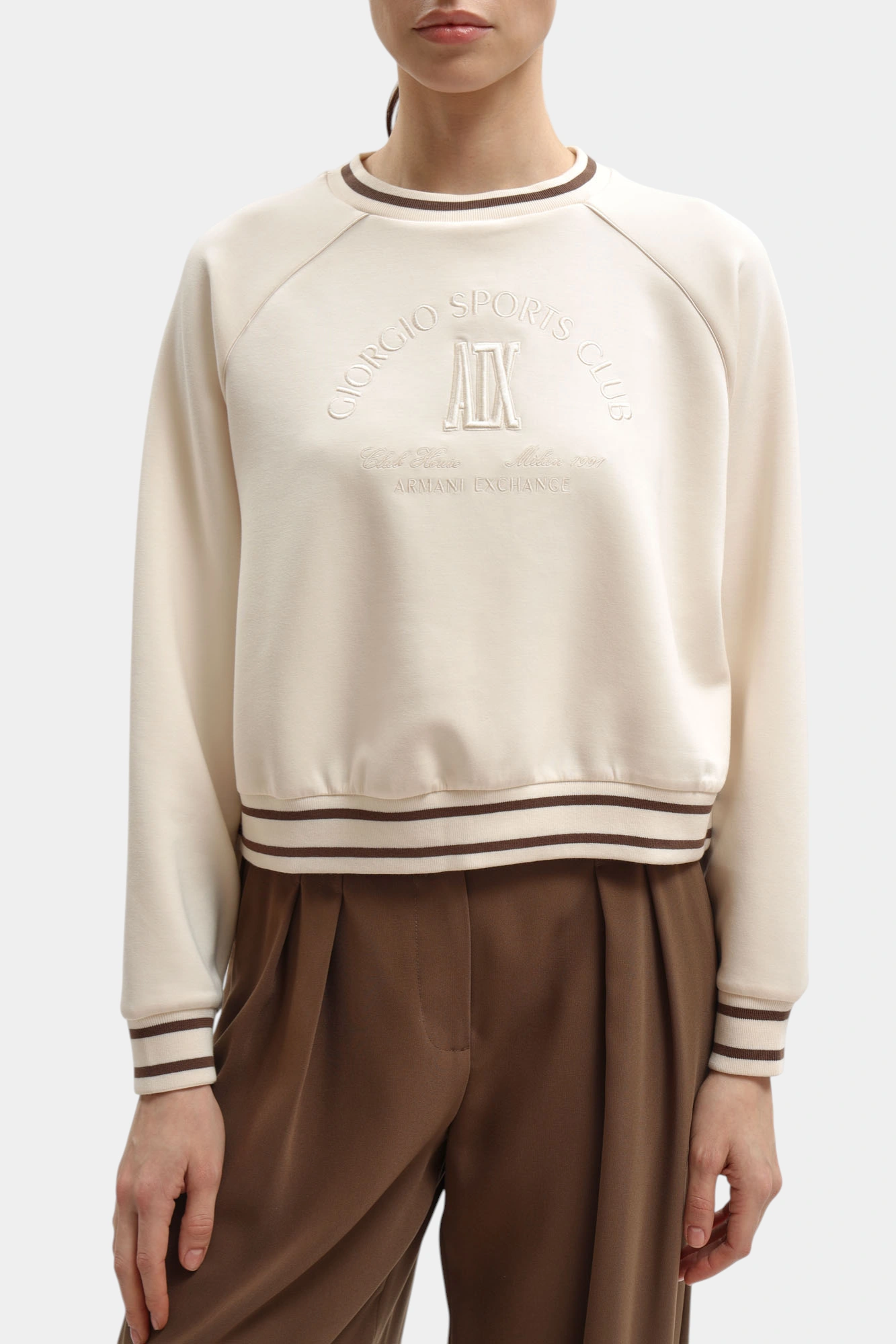 Свитшот Armani Exchange Бежевый