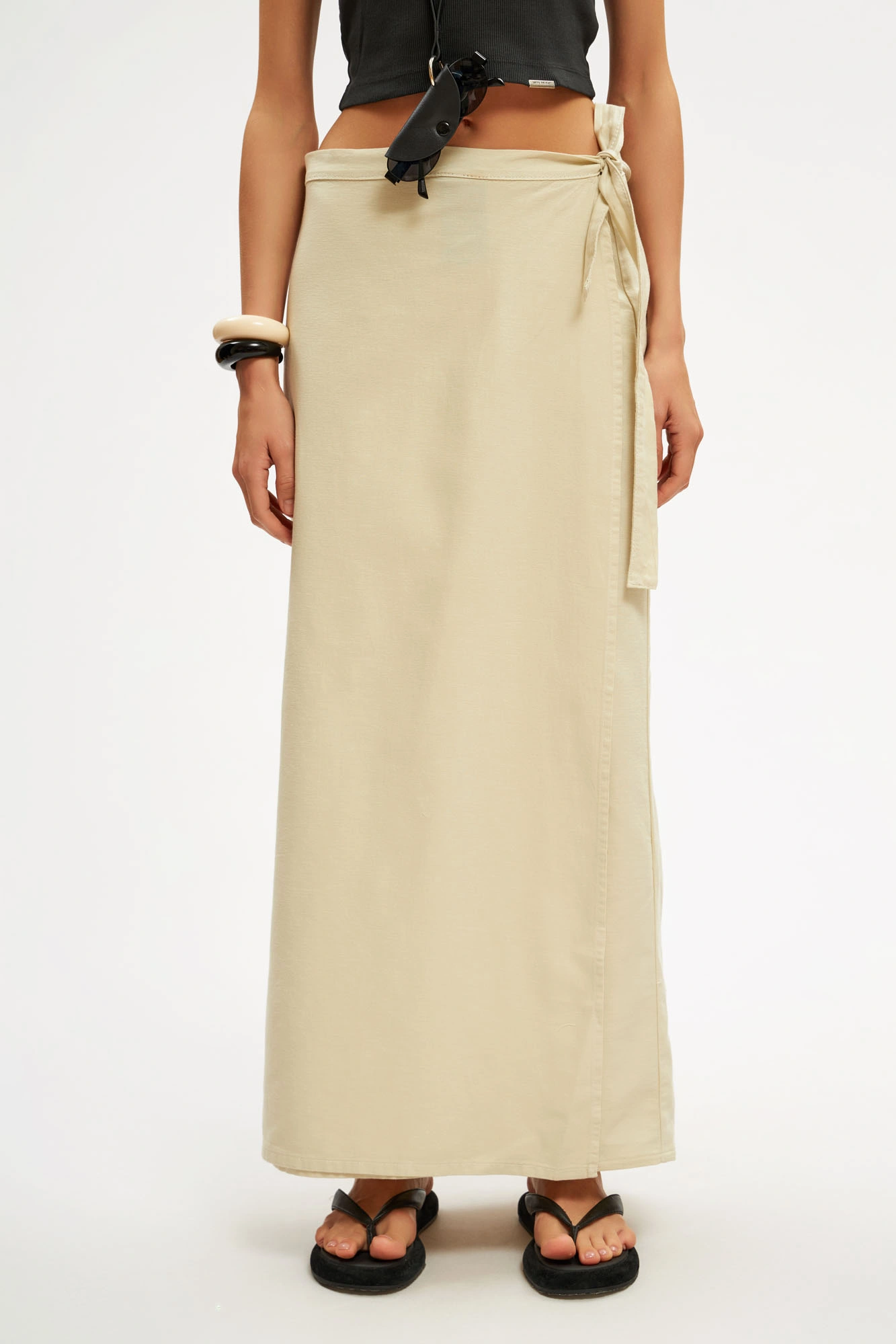 Юбка льняная Van Mich Бежевый