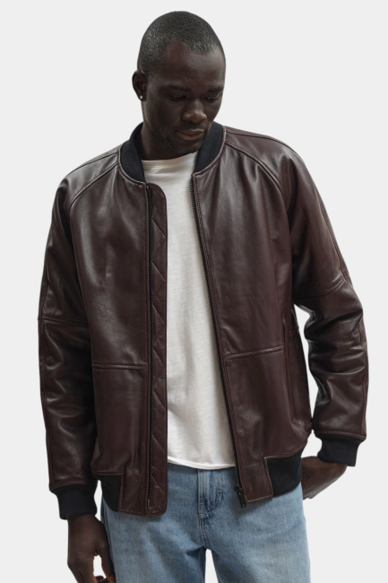Куртка кожаная Strellson