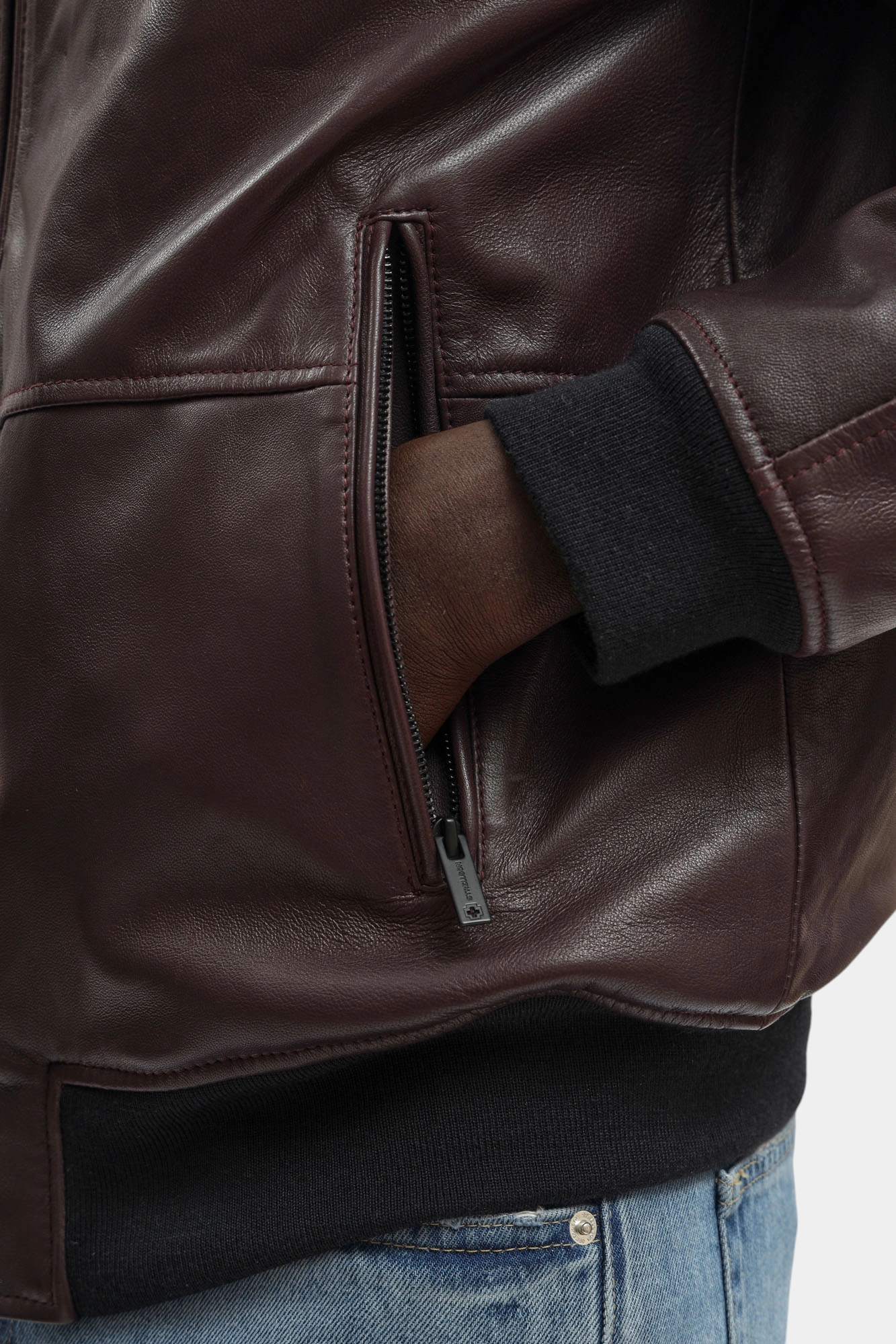 Куртка кожаная Strellson