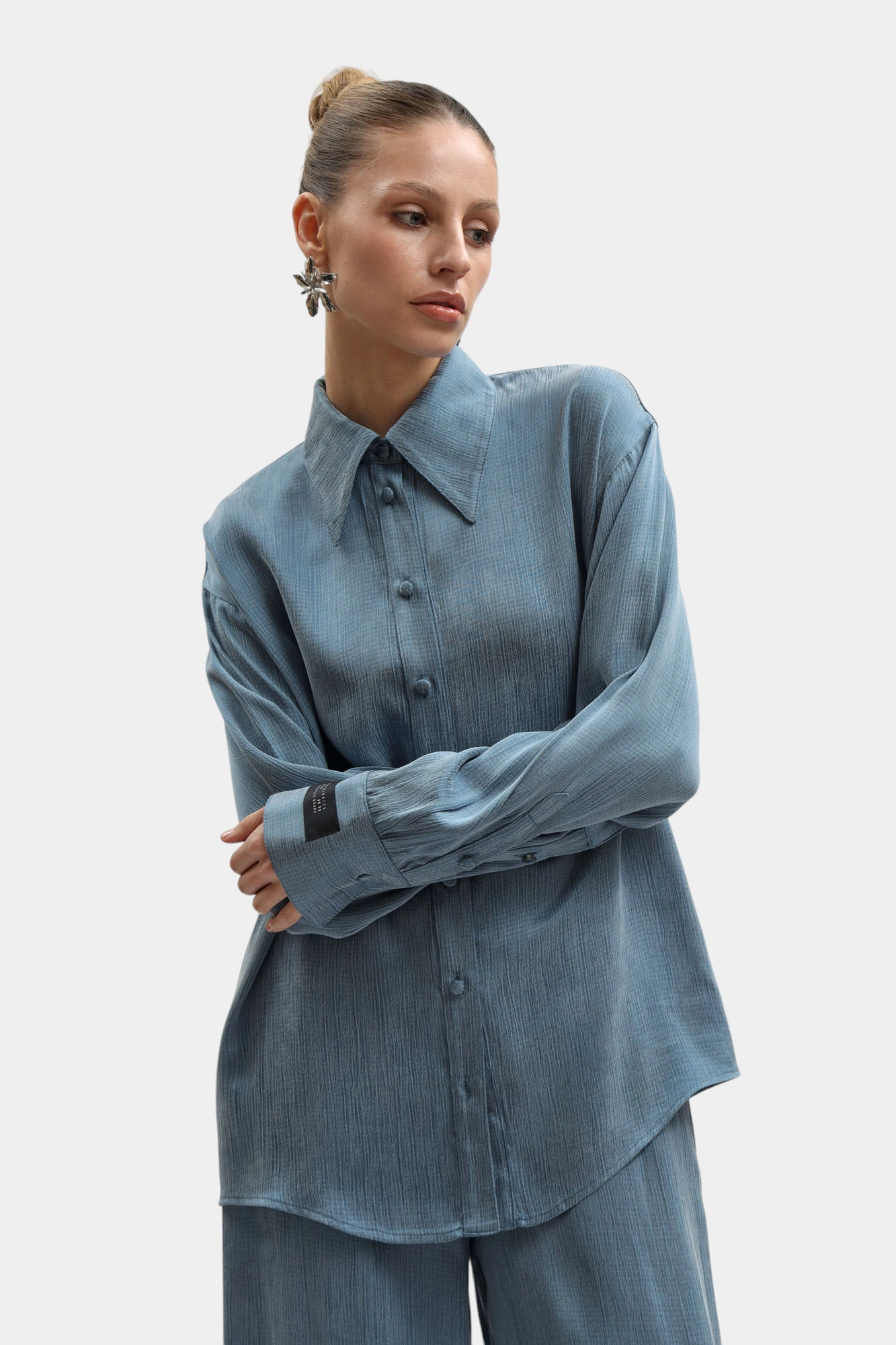 Рубашка The Hills Синий